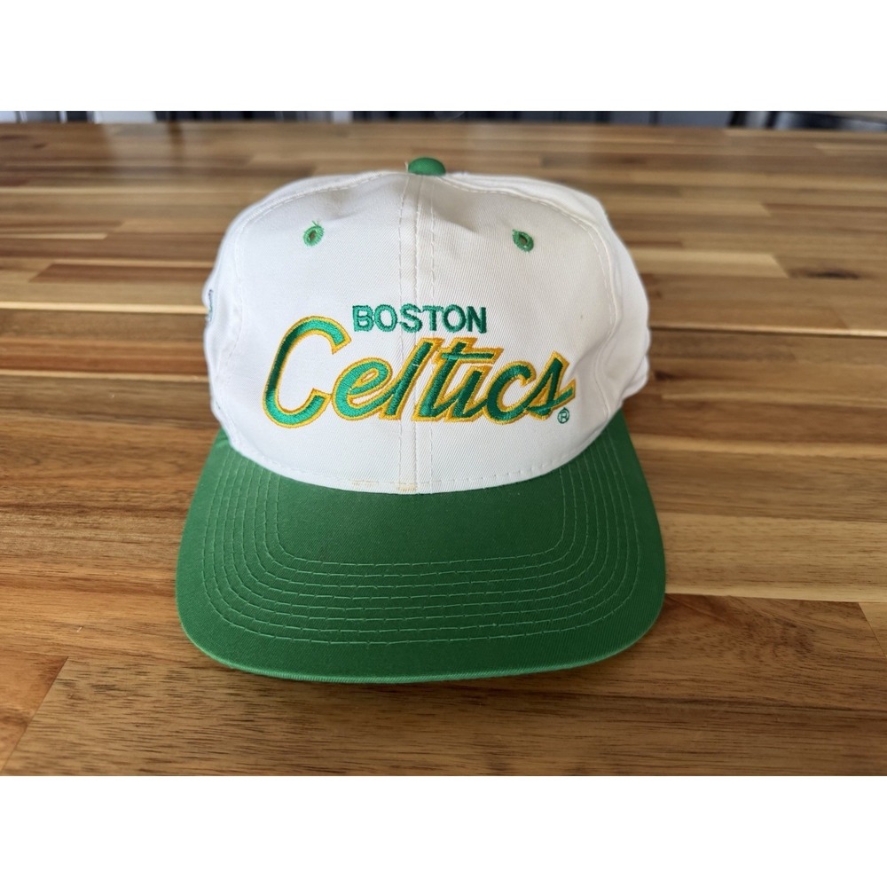 Vintage Sports Specialties Boston Celtics Script Twill SnapBack Hat NBA